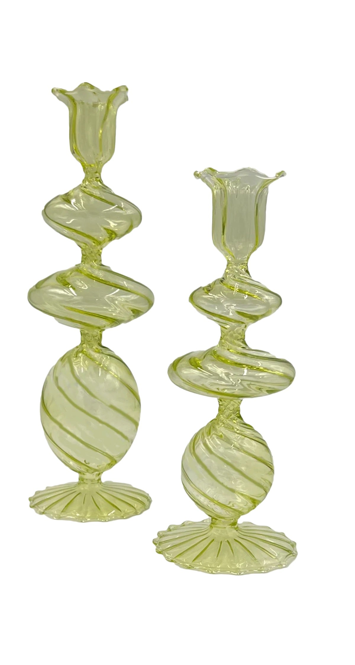 Green Candlestick- Medium