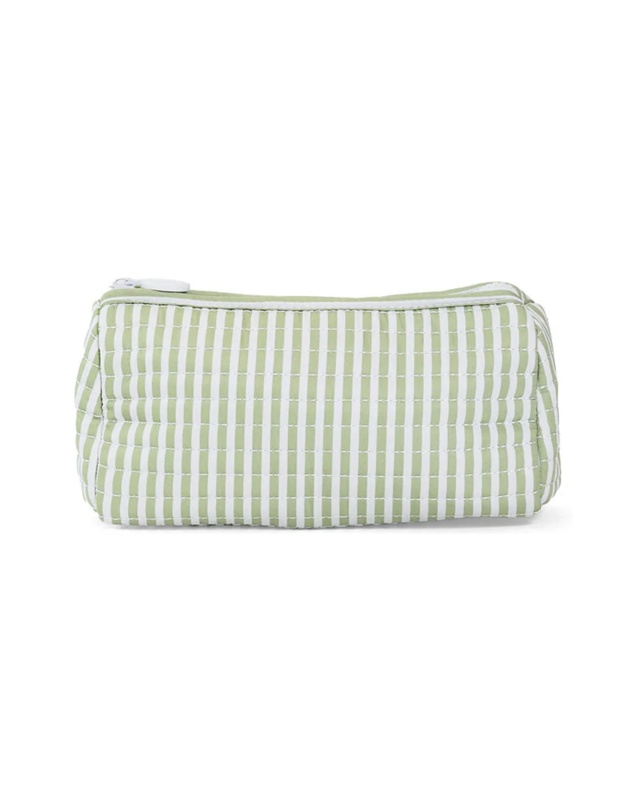 Quilted Pochette Bag- Pilmico Stripe Sage