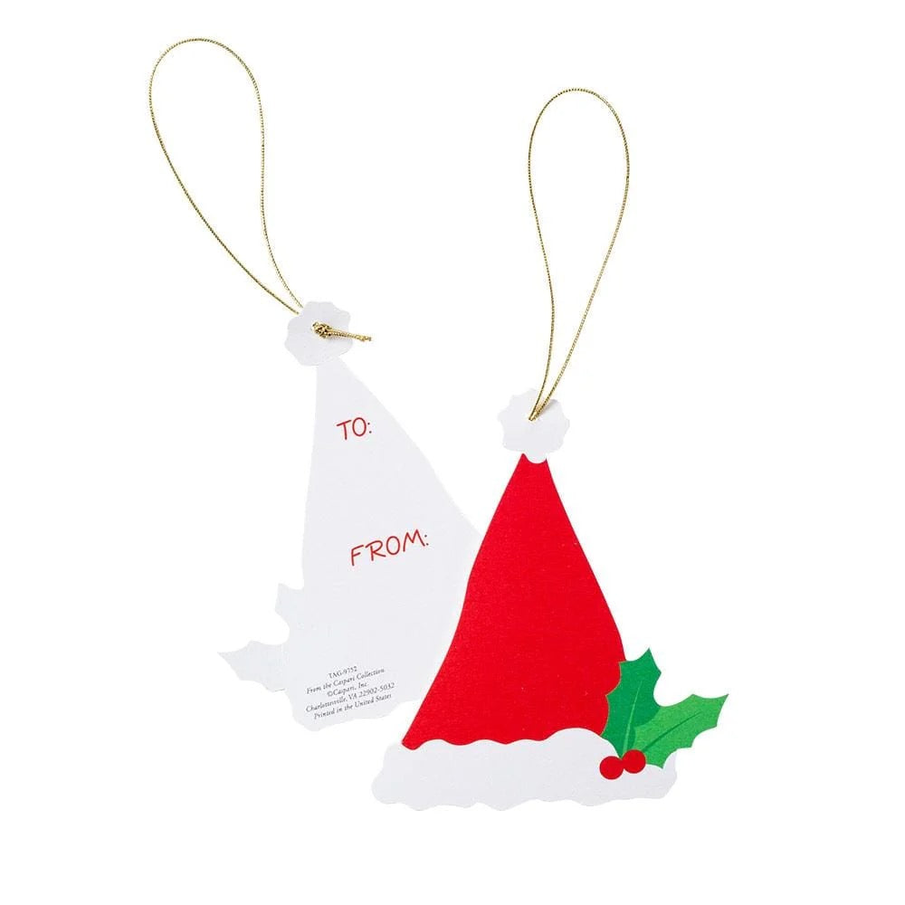 Santa Hat Tags - includes 4 Tags (Copy)