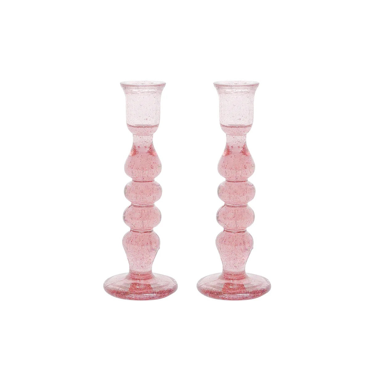 Provence 7" Candlestick Set/2 - Blush