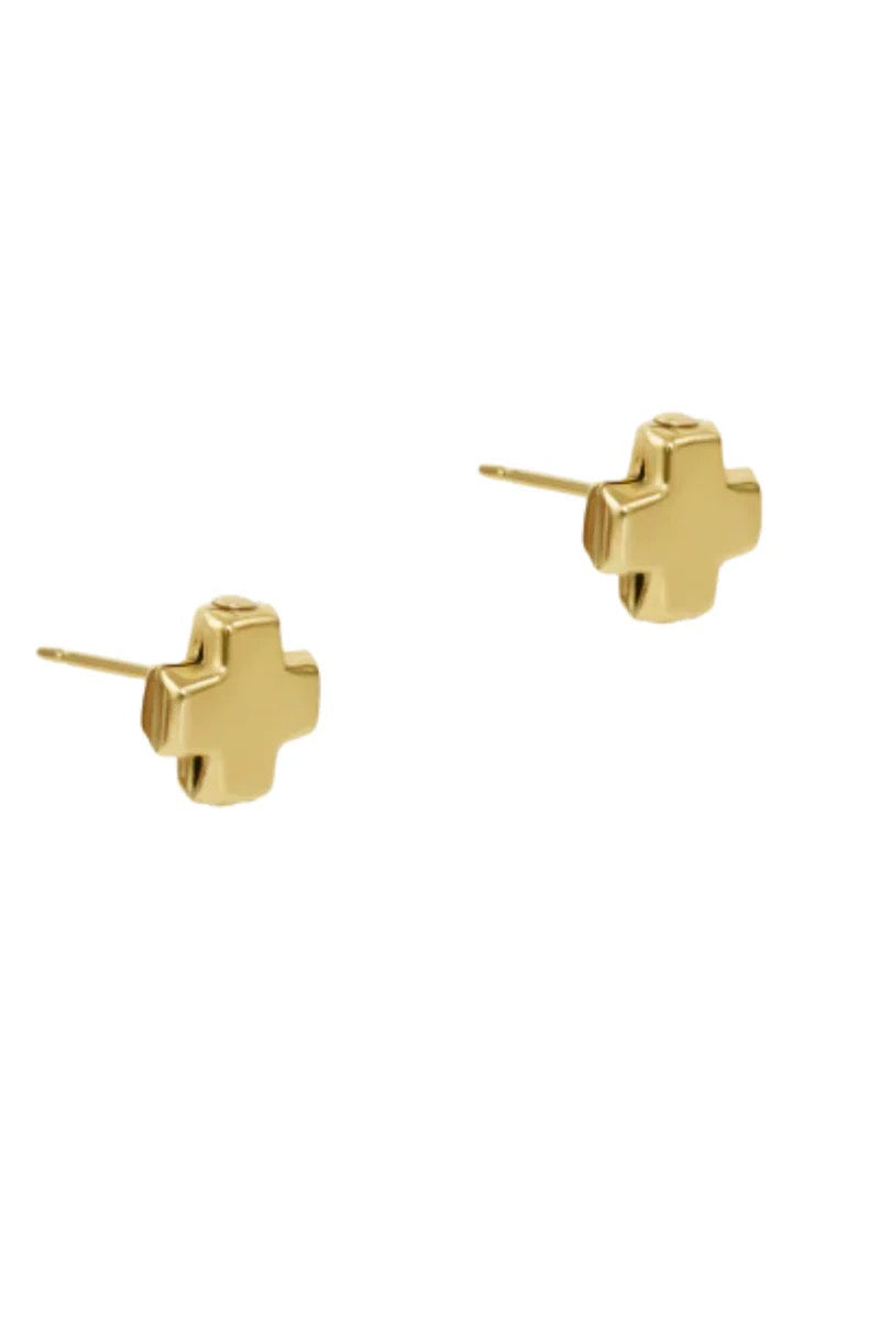 Signature Cross Gold Stud- Gold