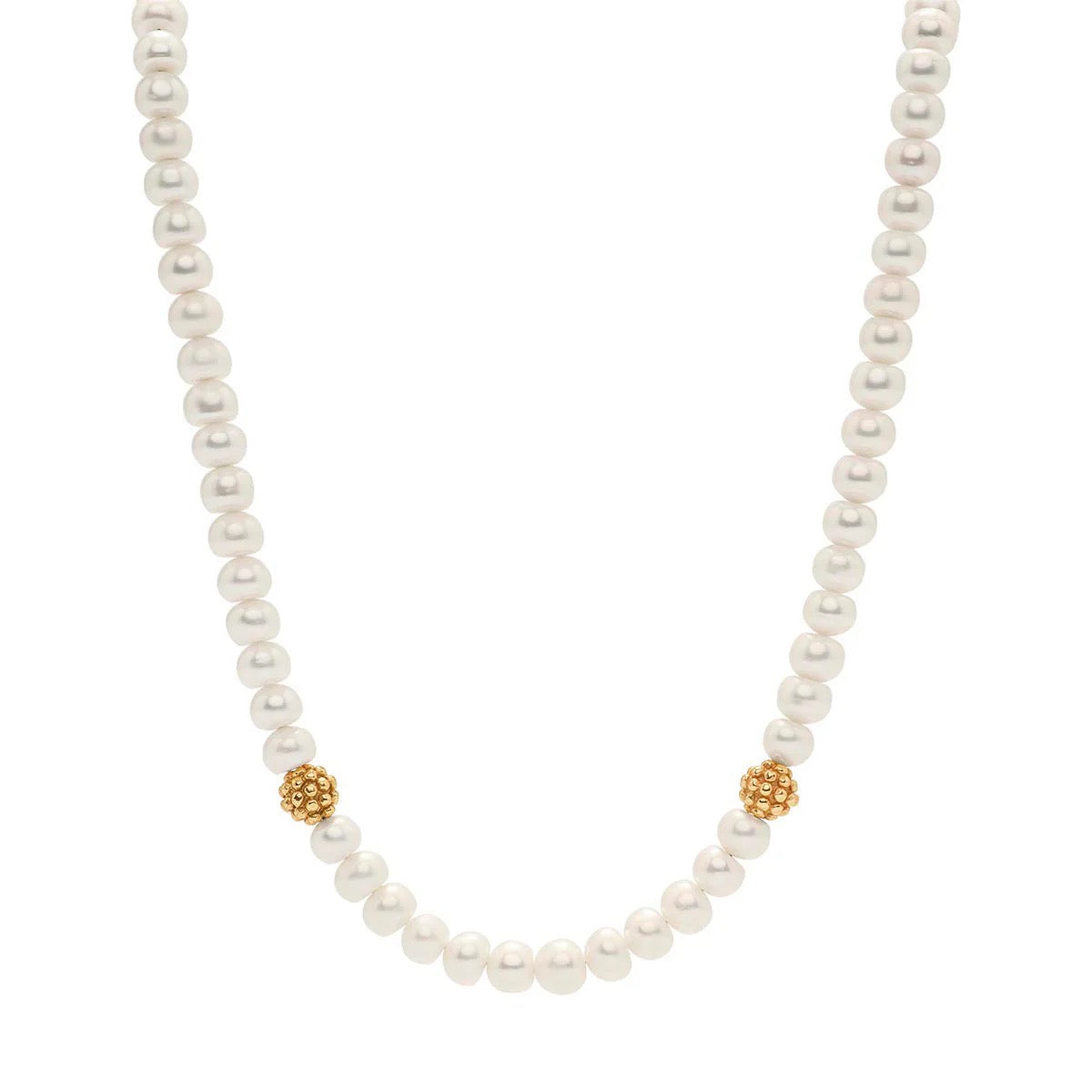 Berry Single Strand Necklace 16" Pearl