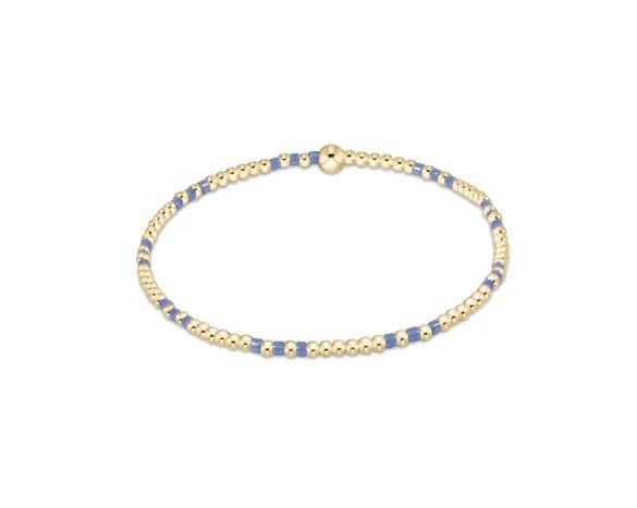 Hope Joy Pattern 2mm Bead Bracelet