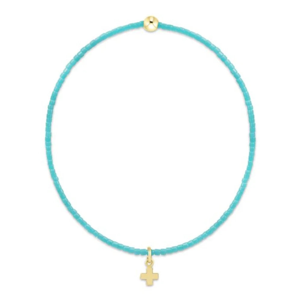 Hope Classic Signature Cross Small Gold Charm