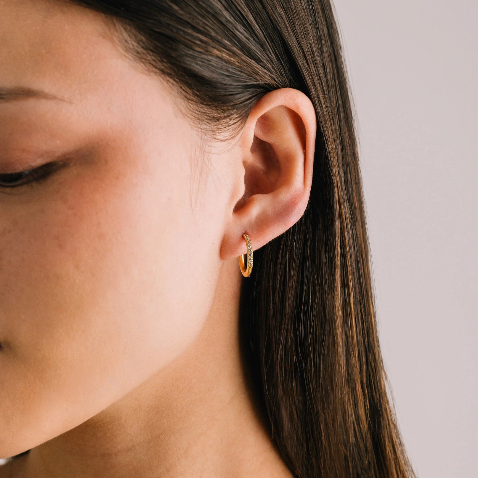 Evie 15mm Gold Earrings