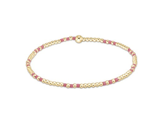 Hope Joy Pattern 2mm Bead Bracelet