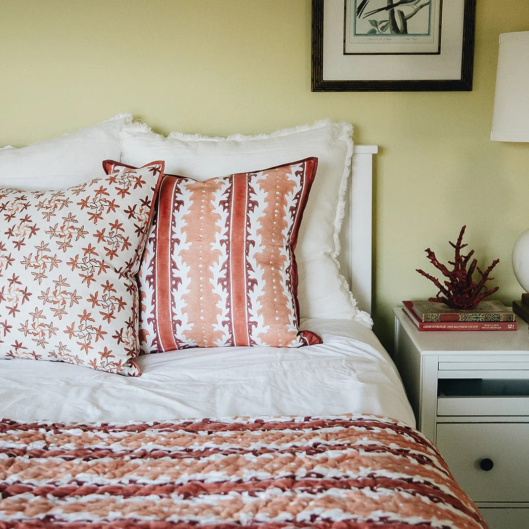 Gustavia Pillows in Spice