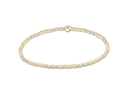 Hope Joy Pattern 2mm Bead Bracelet