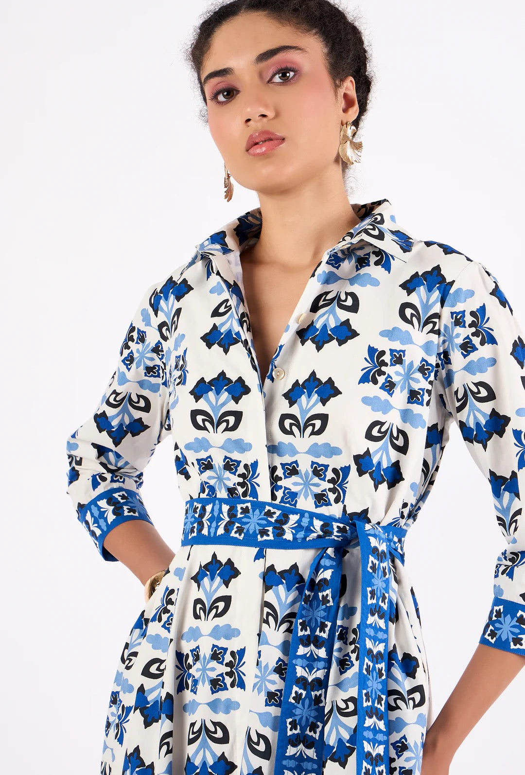 Emily Dress- Papillon Cobalt