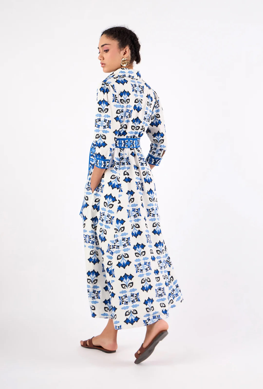 Emily Dress- Papillon Cobalt