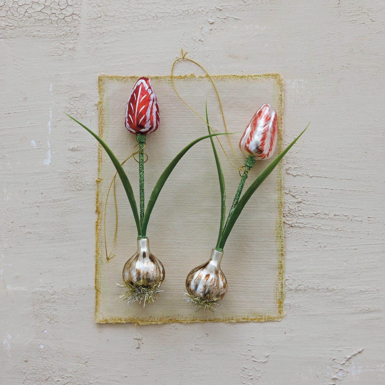 Mercury Glass Tulip Bulb Ornament