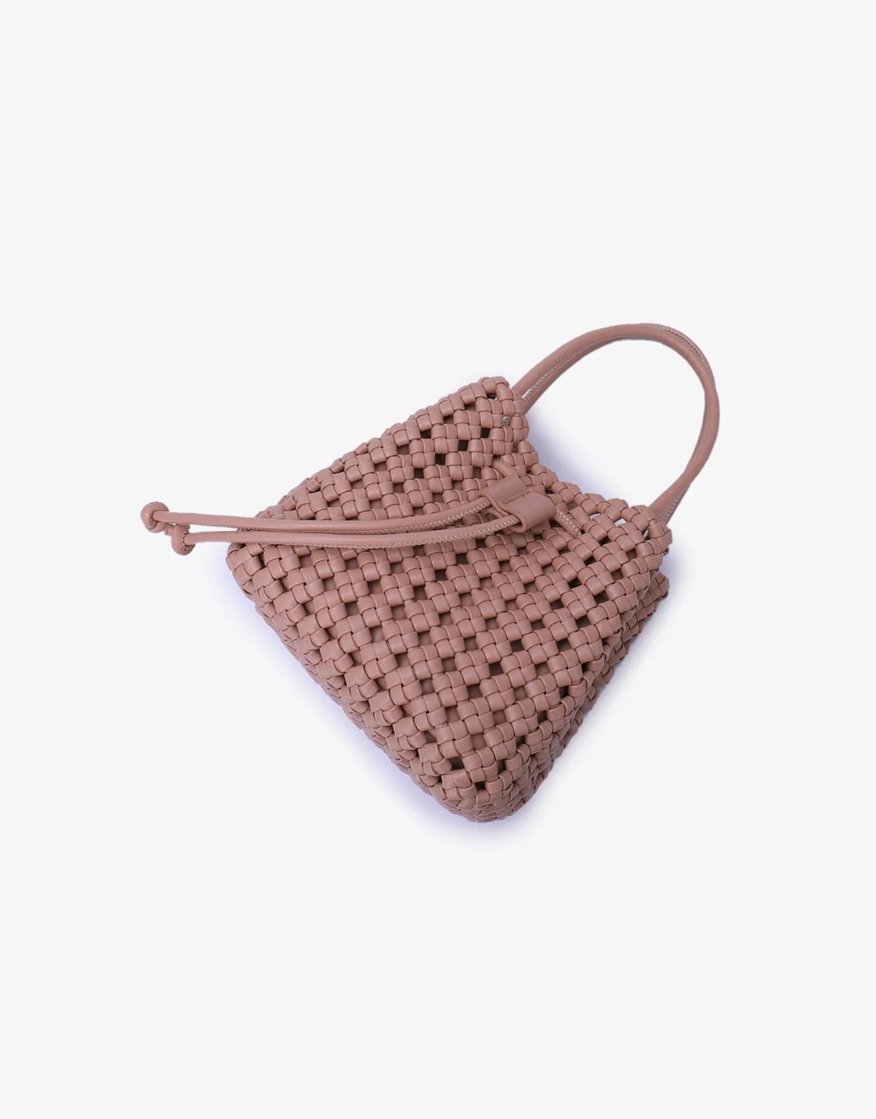 Perrie Bucket Mini Woven Purse