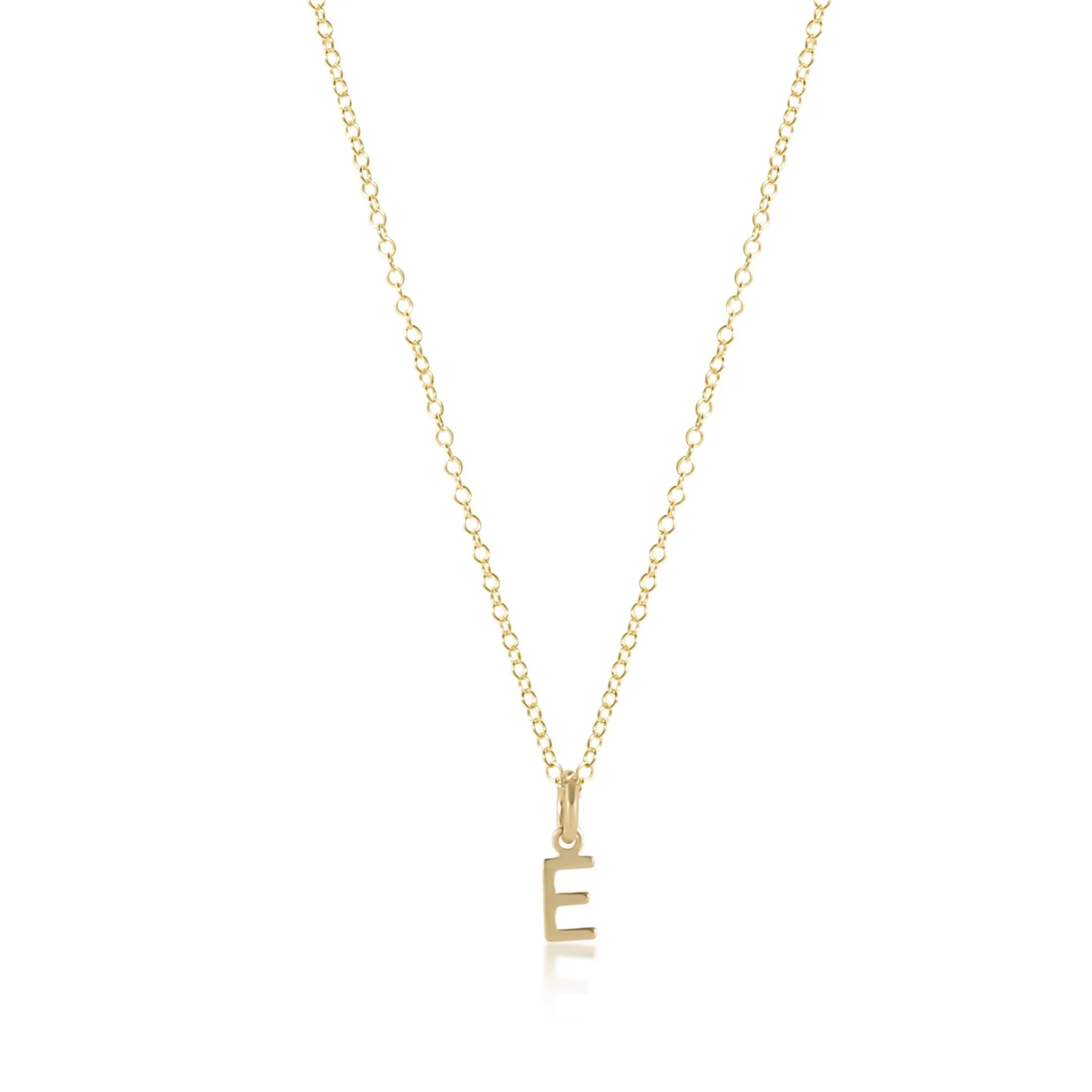16" necklace gold - respect gold charm