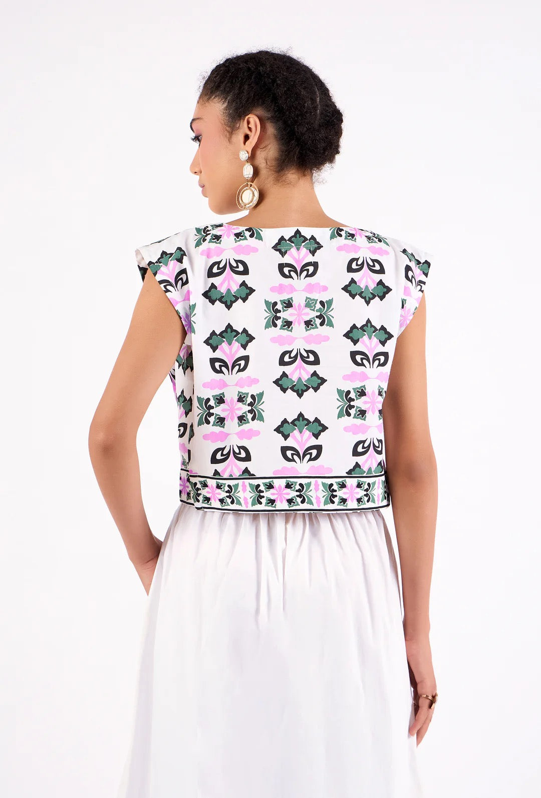 Piper Top - Papillon Moss