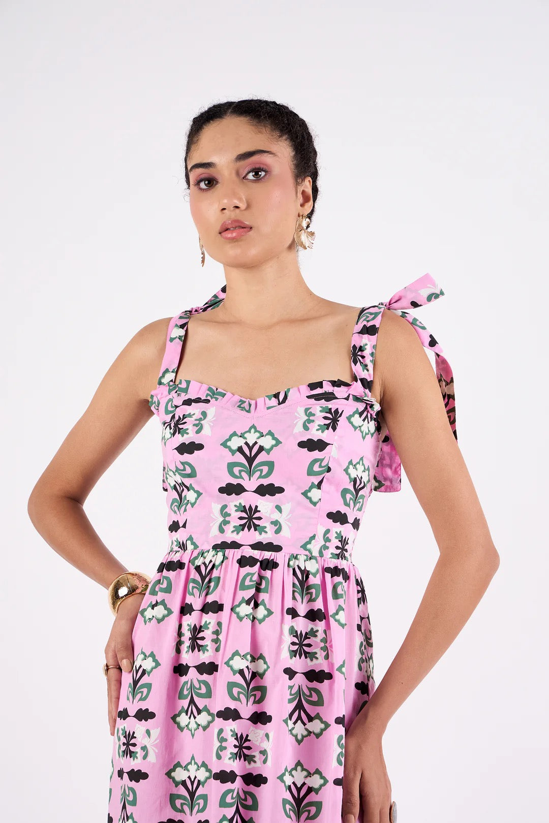 Jackie Dress - Papillon Peony