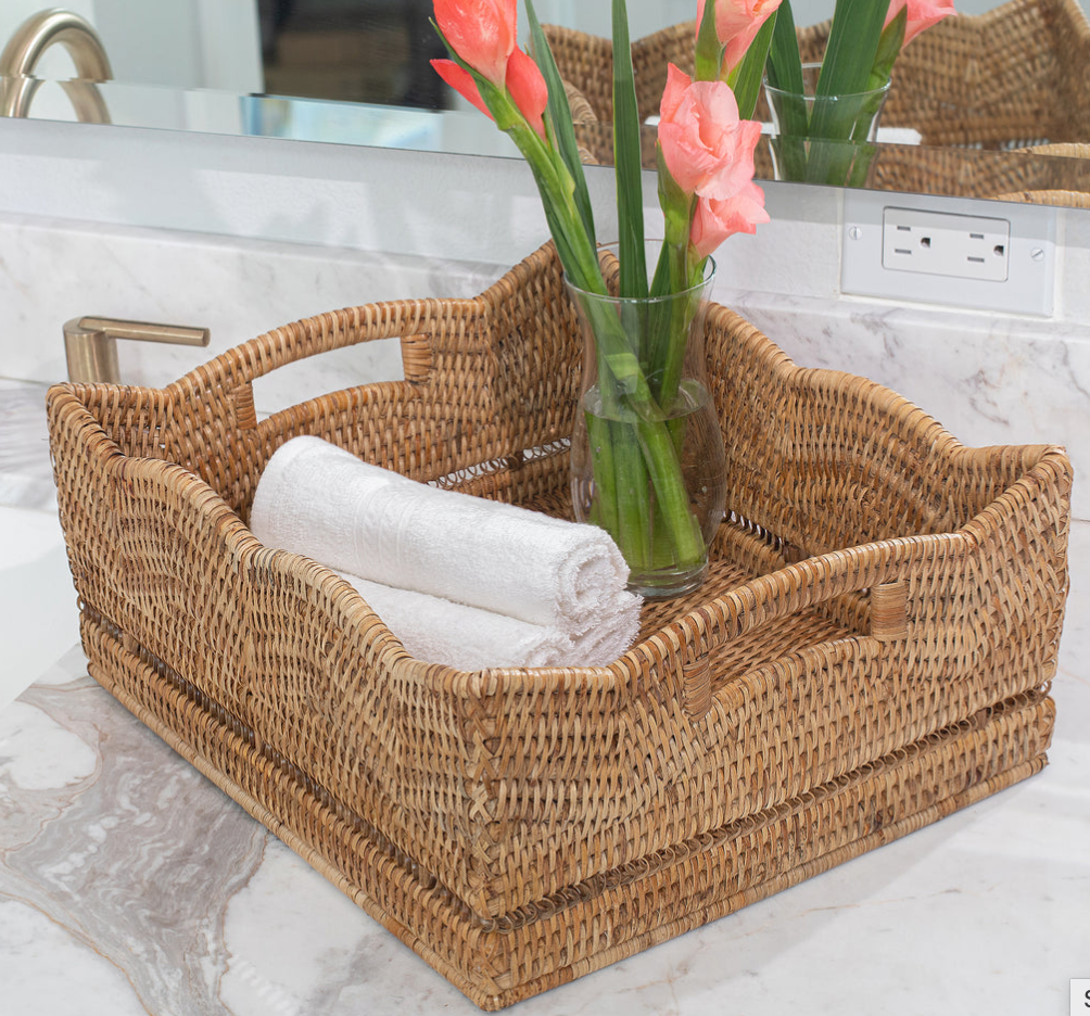 Scallop Rectangle Basket