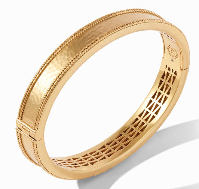 Aurora Hinge Bangle - Gold