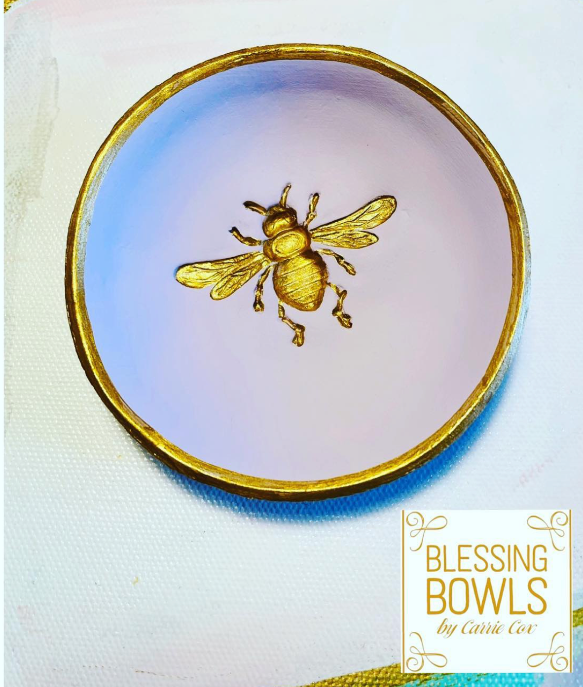 Large Bee Blessing Bowl