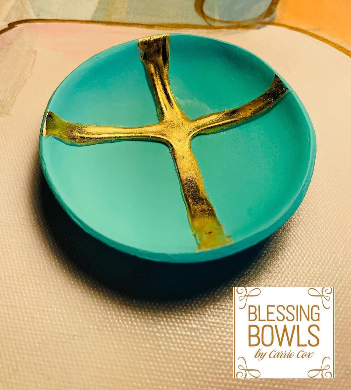Skinny Gold Leaf Blessing Bowl