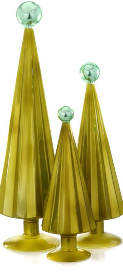 Pleated Tree - Moss Aqua