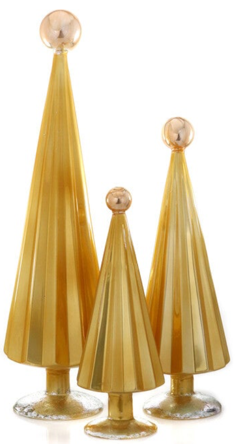 Pleated Tree - Yellow and Peach