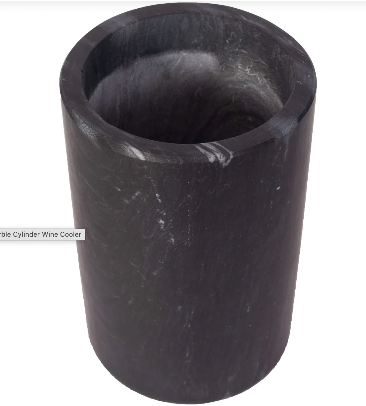 Marble Cylinder Wine Cooler