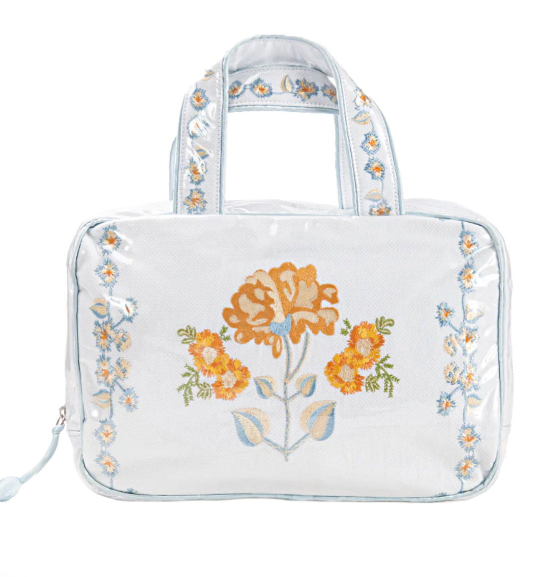 Peony Double Handle Cosmetic Bag