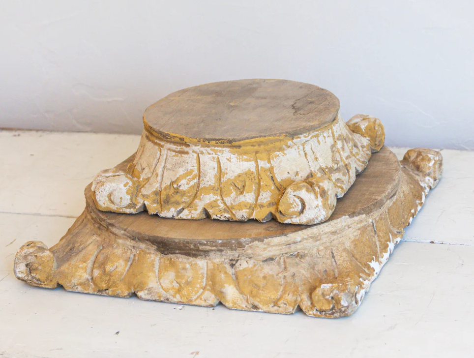 Carved Wooden Pillar