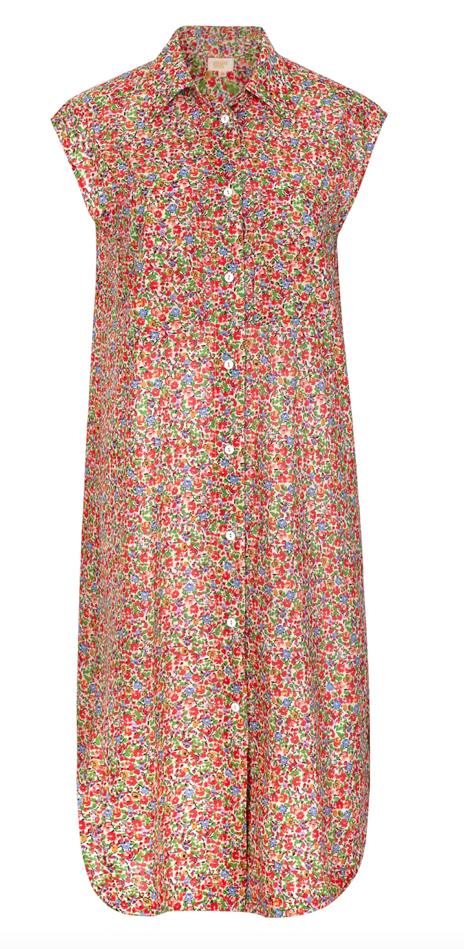 Caroline Flower Bay Cover-Up