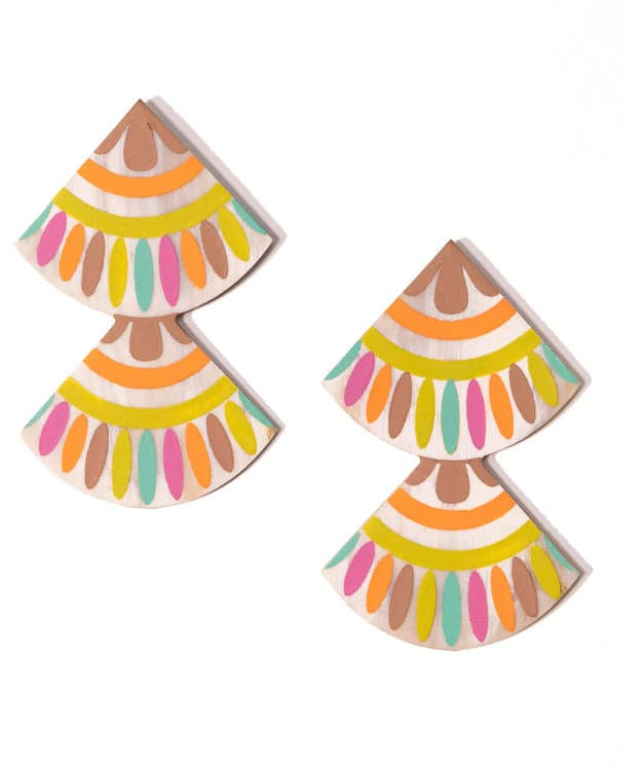 Hacienda Double Tile Earrings