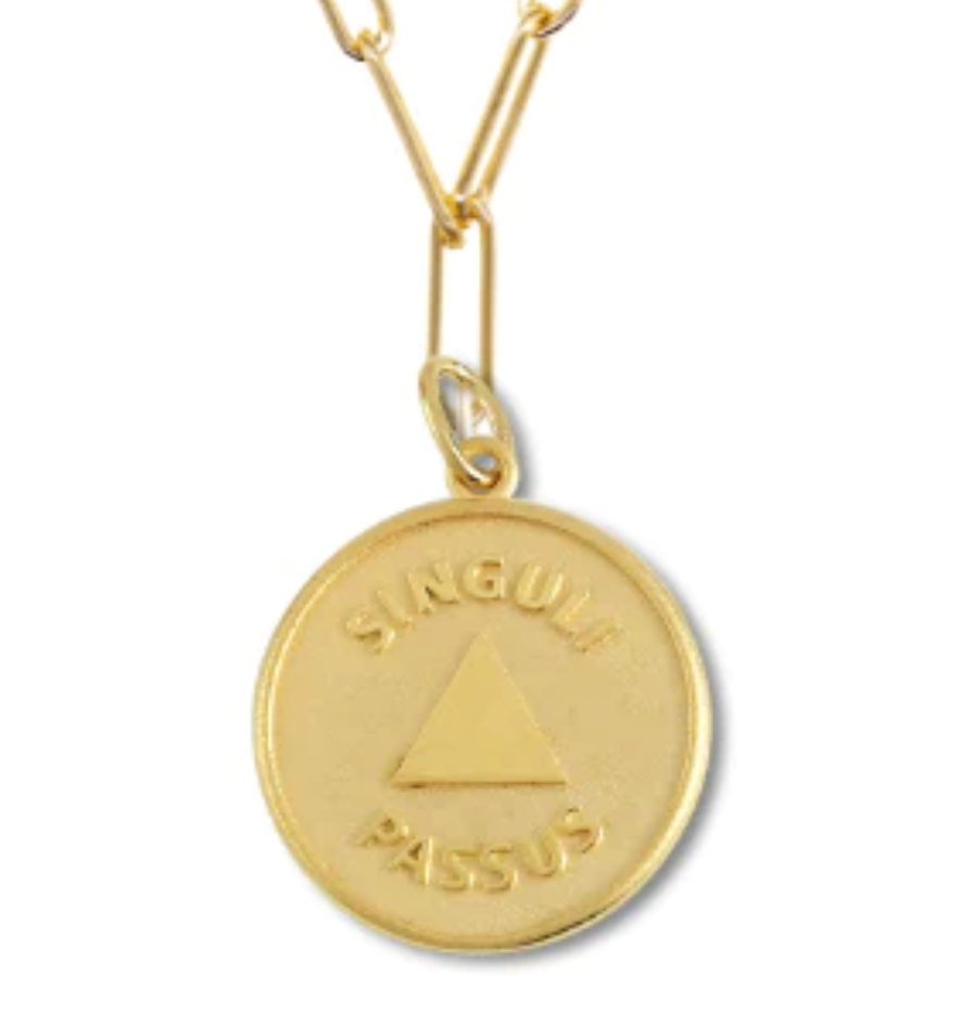 Resilience Bee Coin Necklace