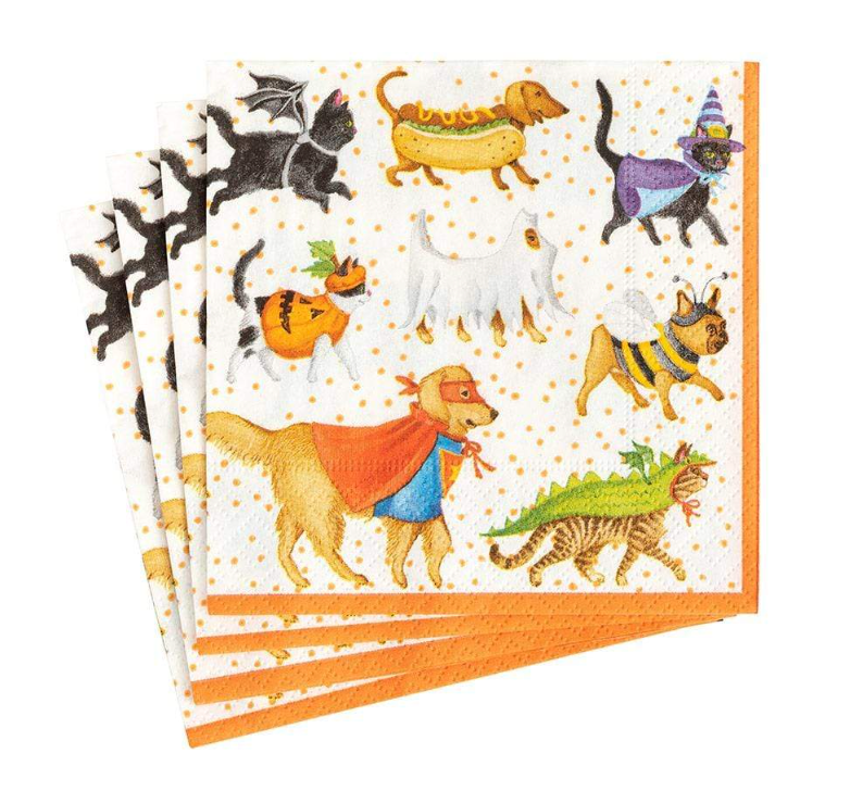 Pets in Costume Cocktail Napkin