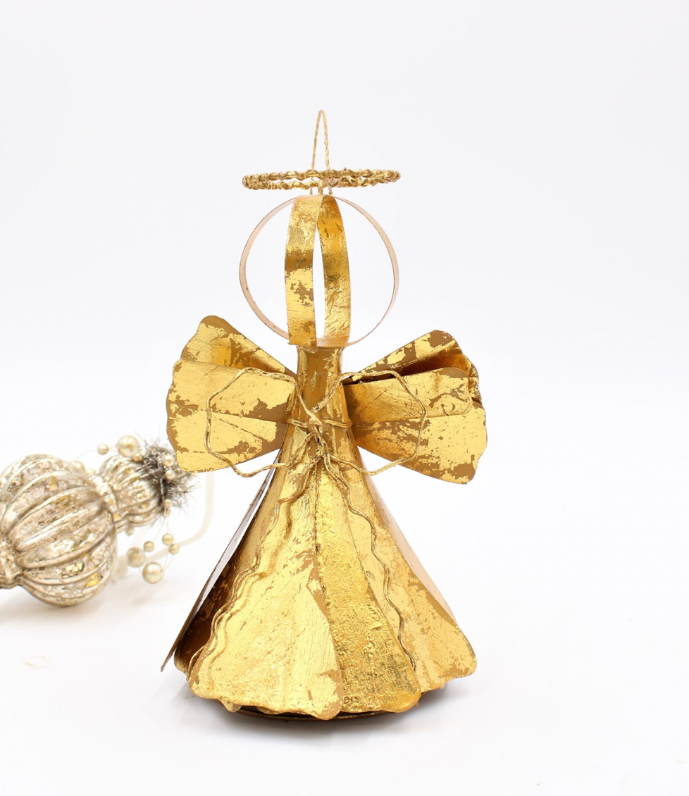 7" Gold Angel Ornament