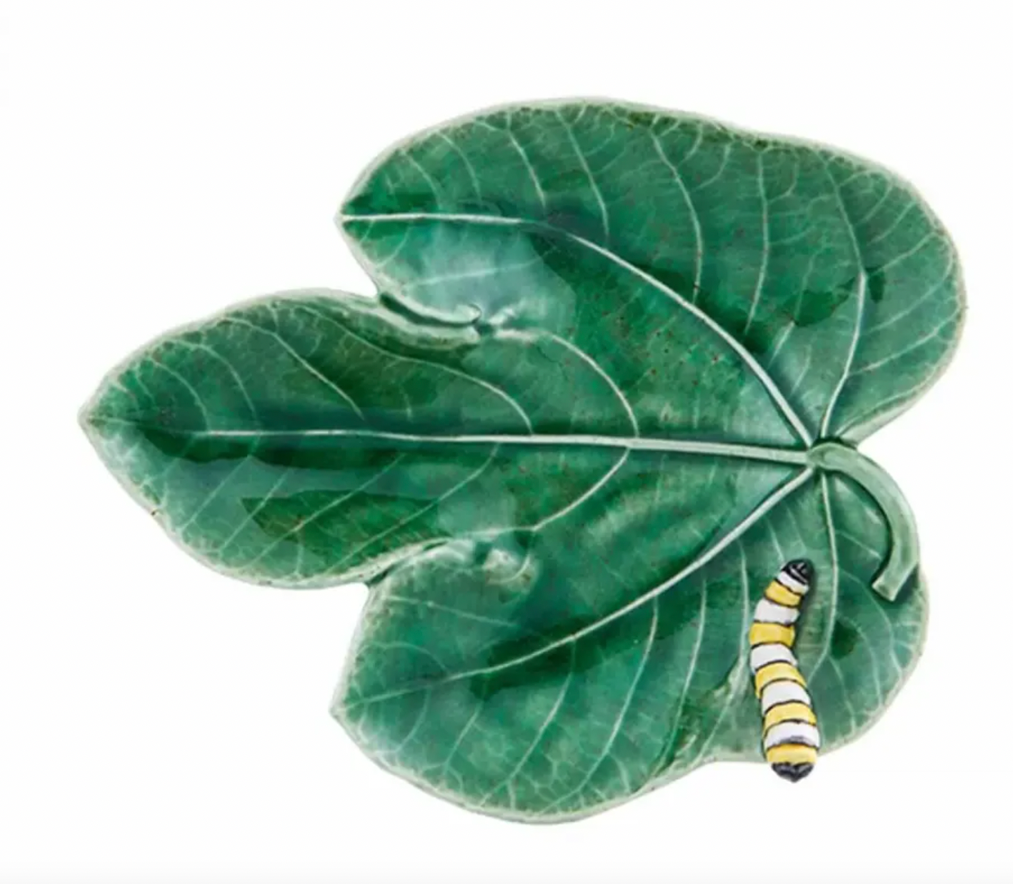 Countryside Leaf- Fig with Caterpillar