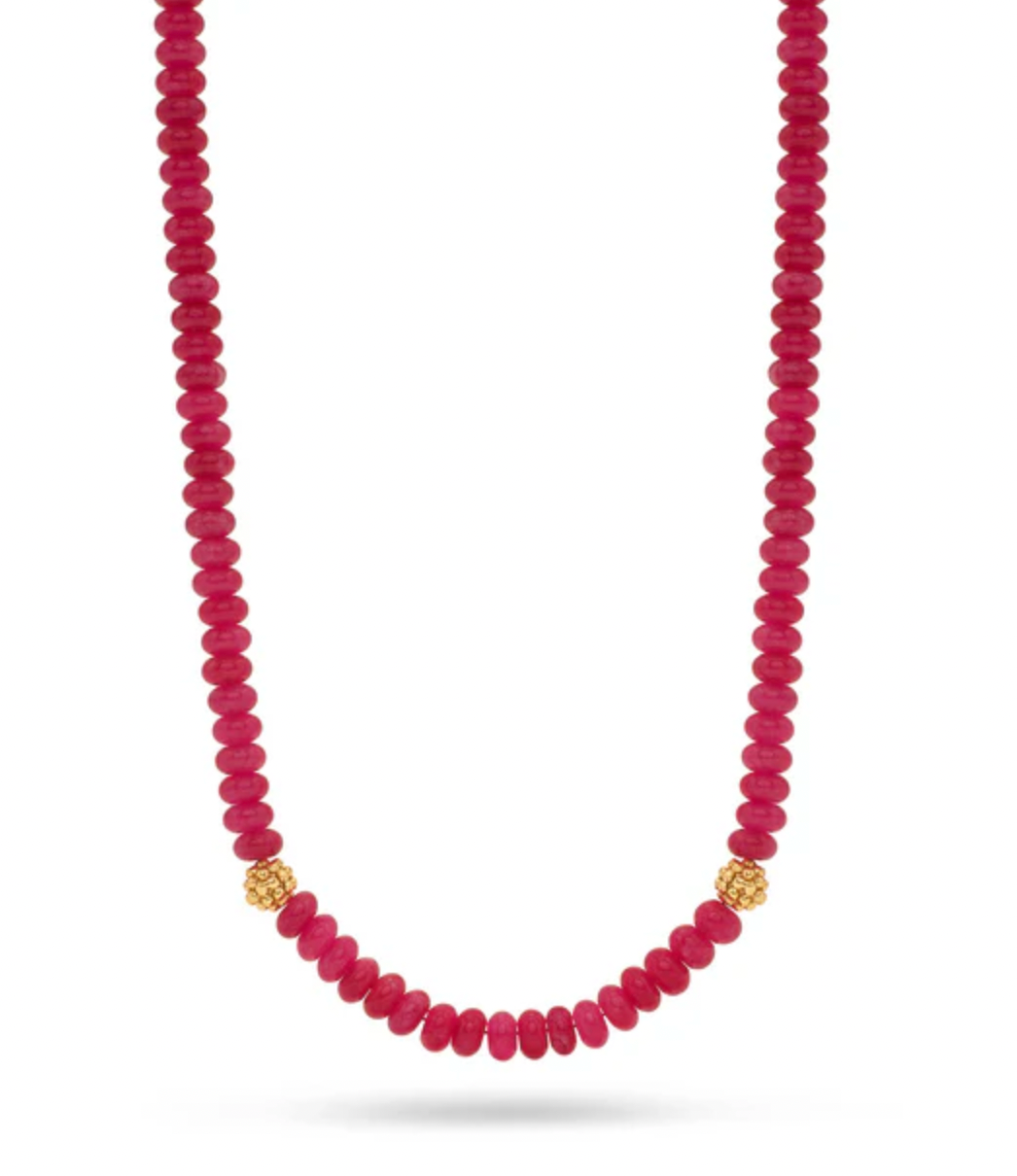 Berry Single Strand Necklace