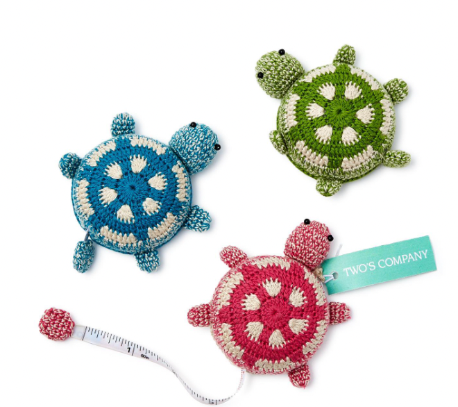 Crotchet Knit Turtle Measuring Tape