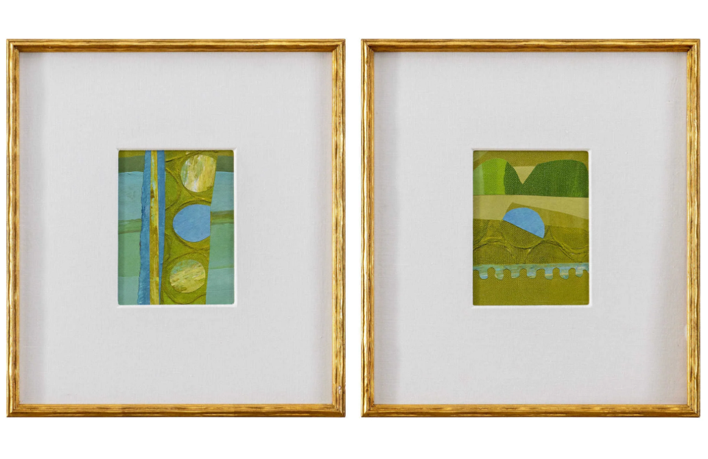 Green and Blue Abstract