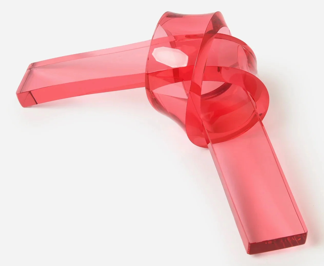 Tizo Lucite Bow Knot- Pink