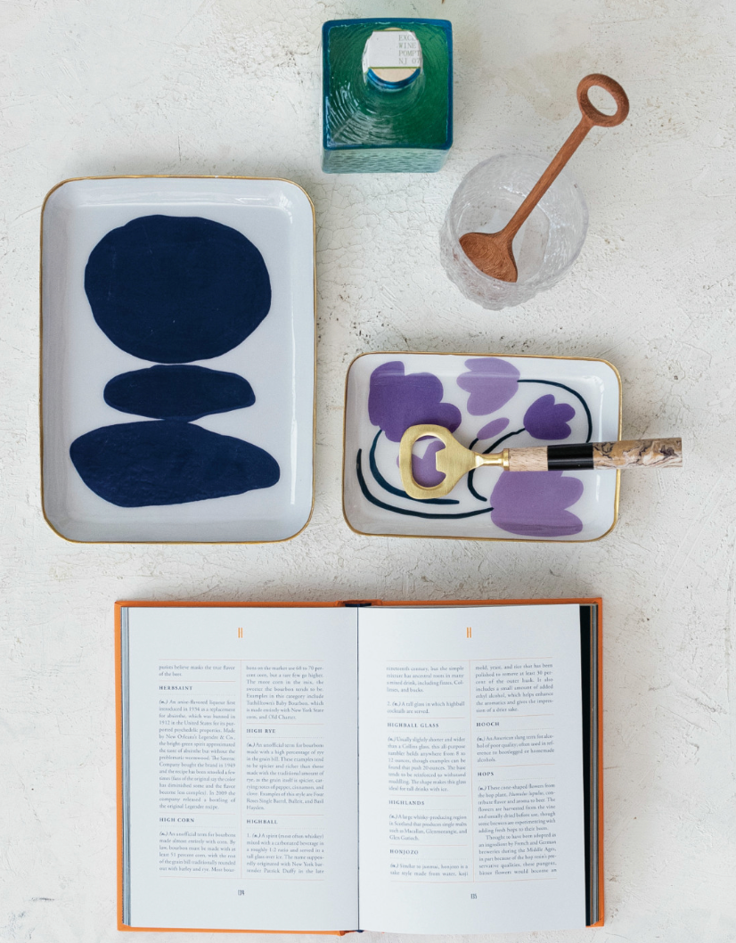 Floral Decorative Tray