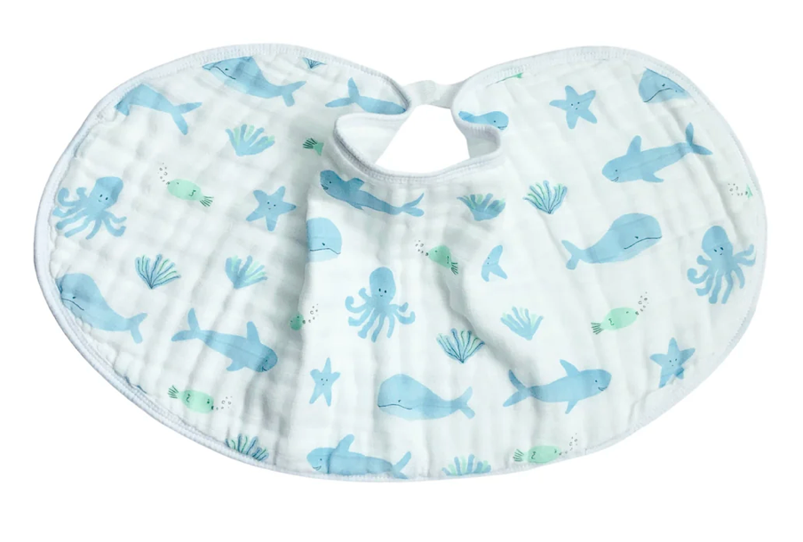 burp cloth - under the sea