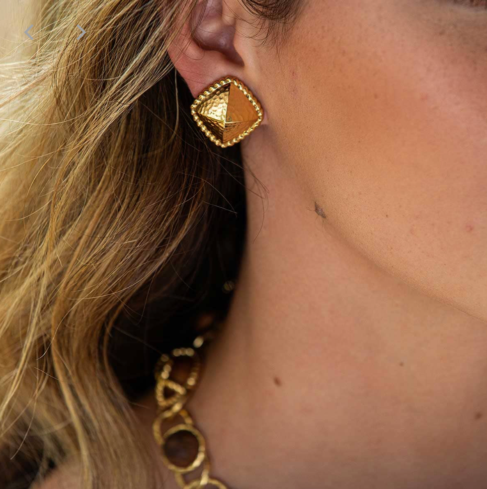 Blandine Clip on Earrings