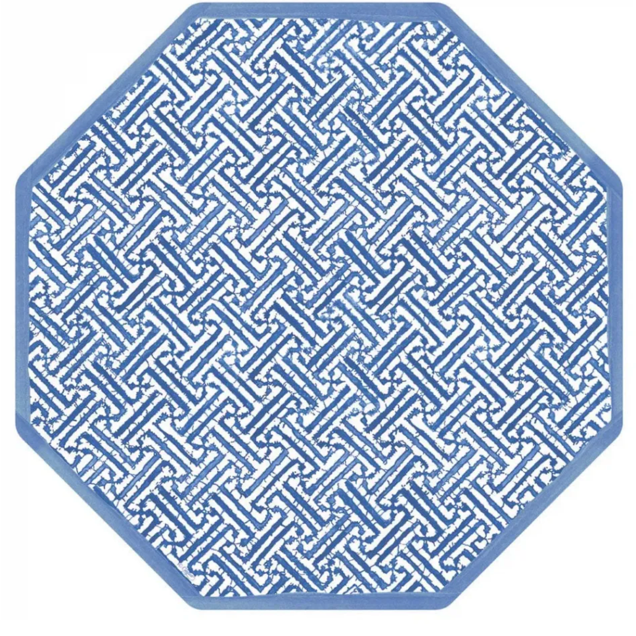 Fretwork Blue Placemat