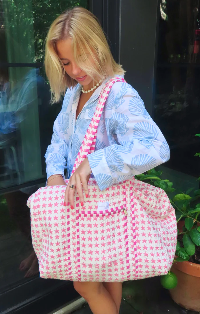 The Pink Star Weekender Bag