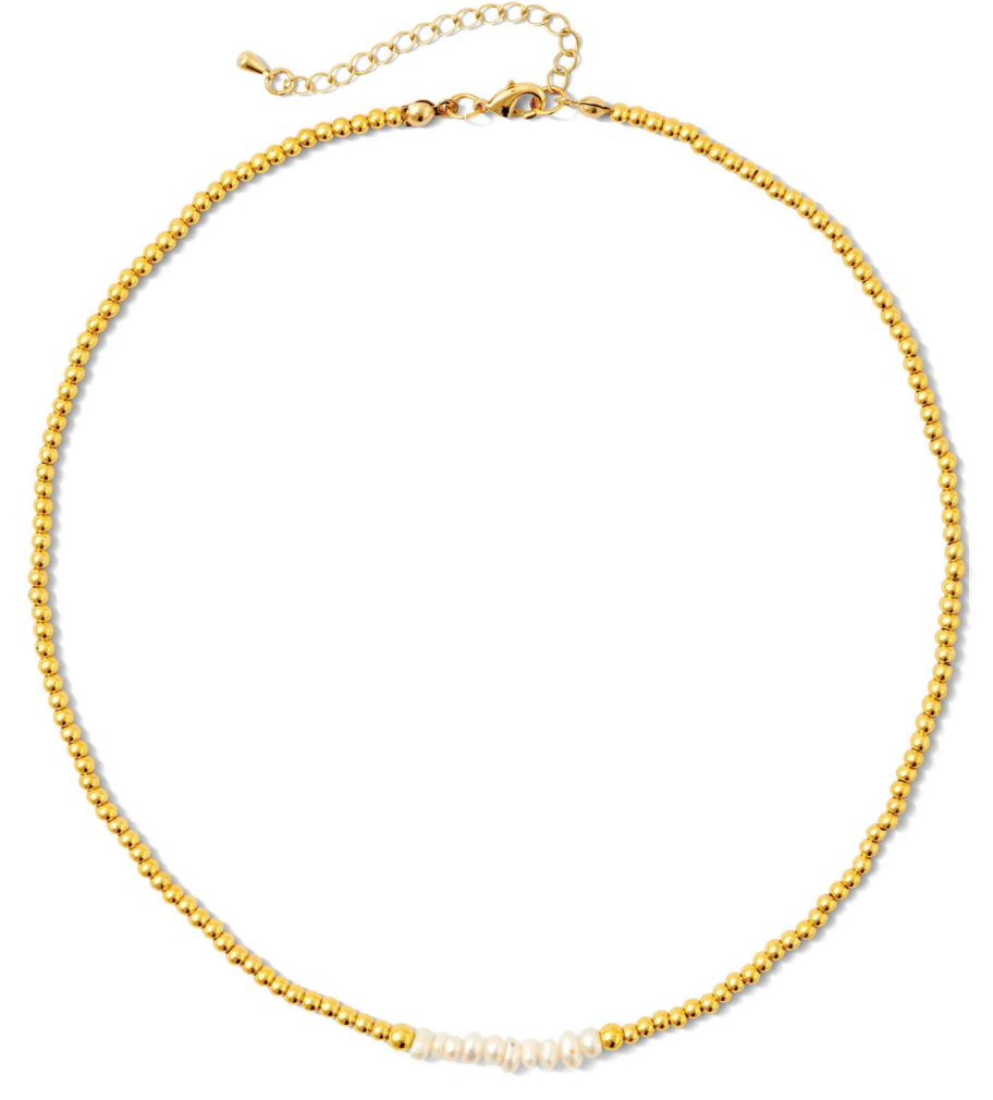 Pearl Accented Beaded Necklace