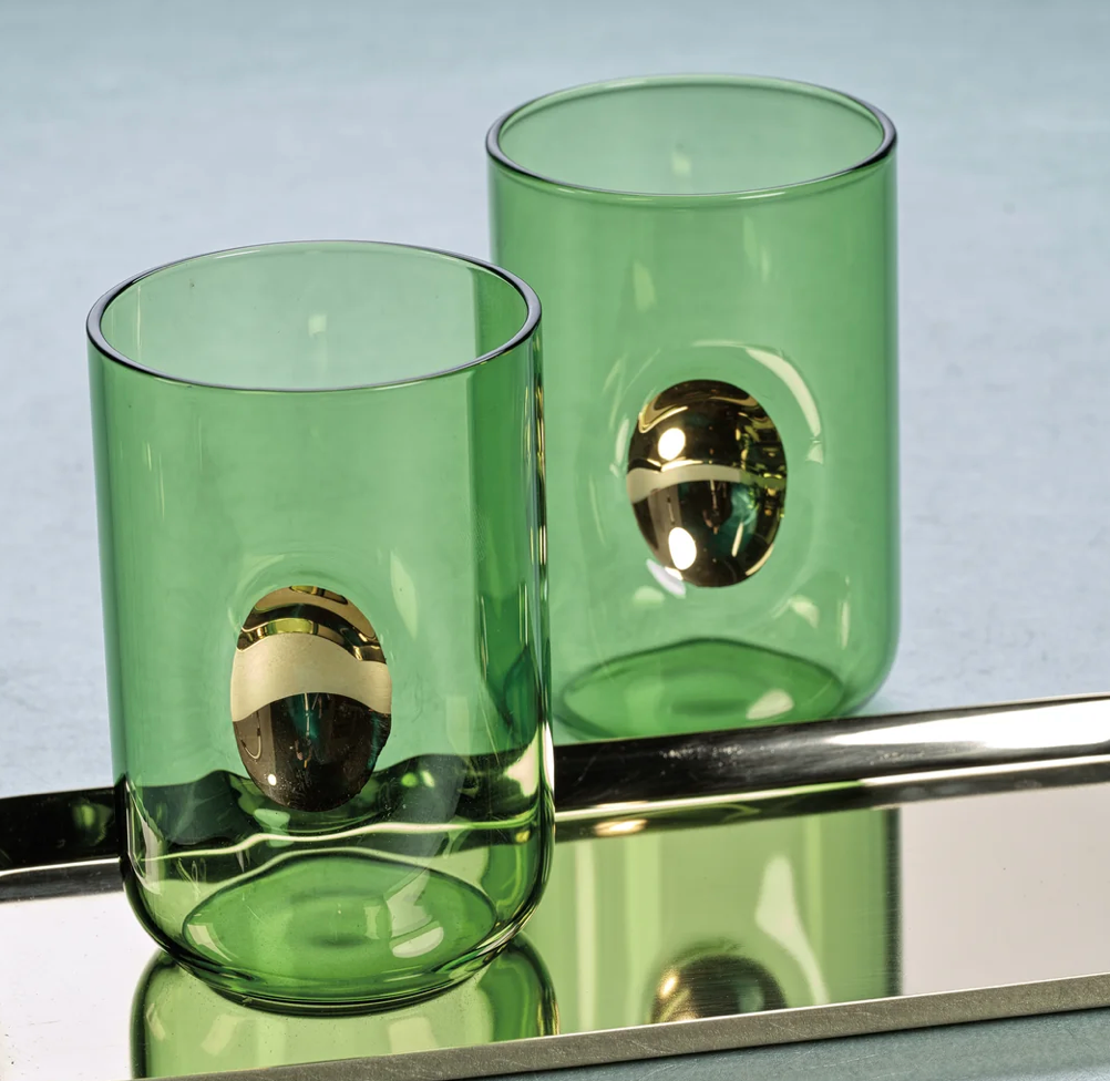 Aperitivo Tumbler w/ Gold Accent