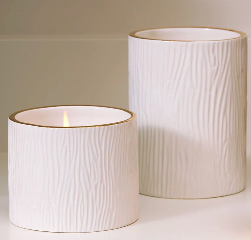 Frasier Fir Gilded Ceramic Poured Candle