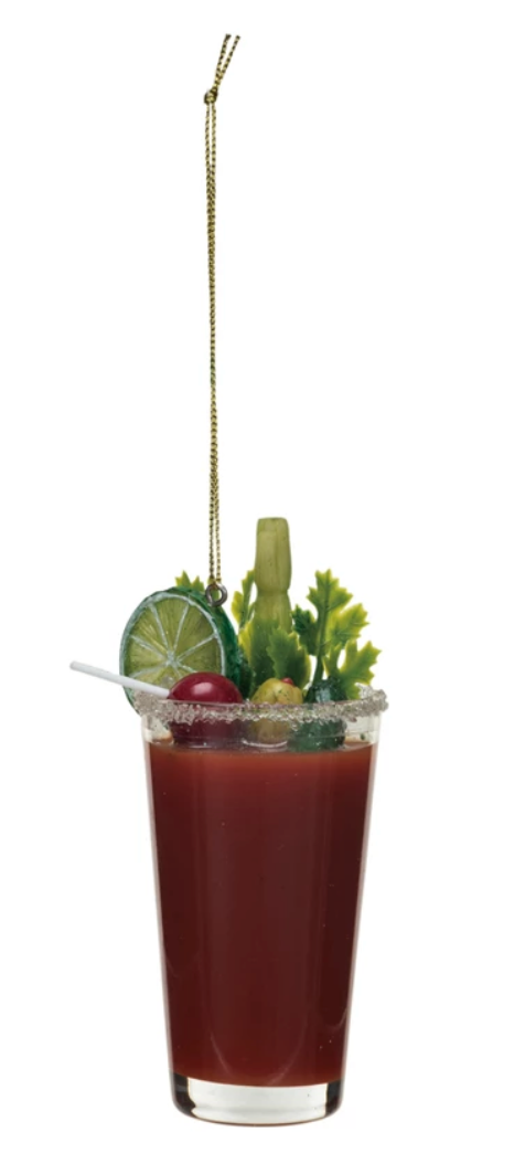 Bloody Mary Cocktail Ornament