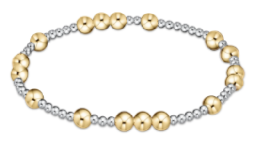 Hope Unwritten 5mm Bead Bracelet - Mixed Metal