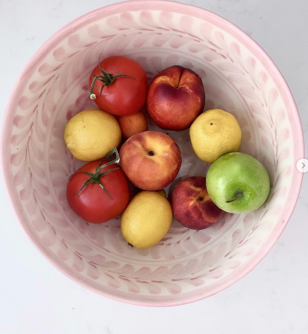 Large Blush Serving Bowl