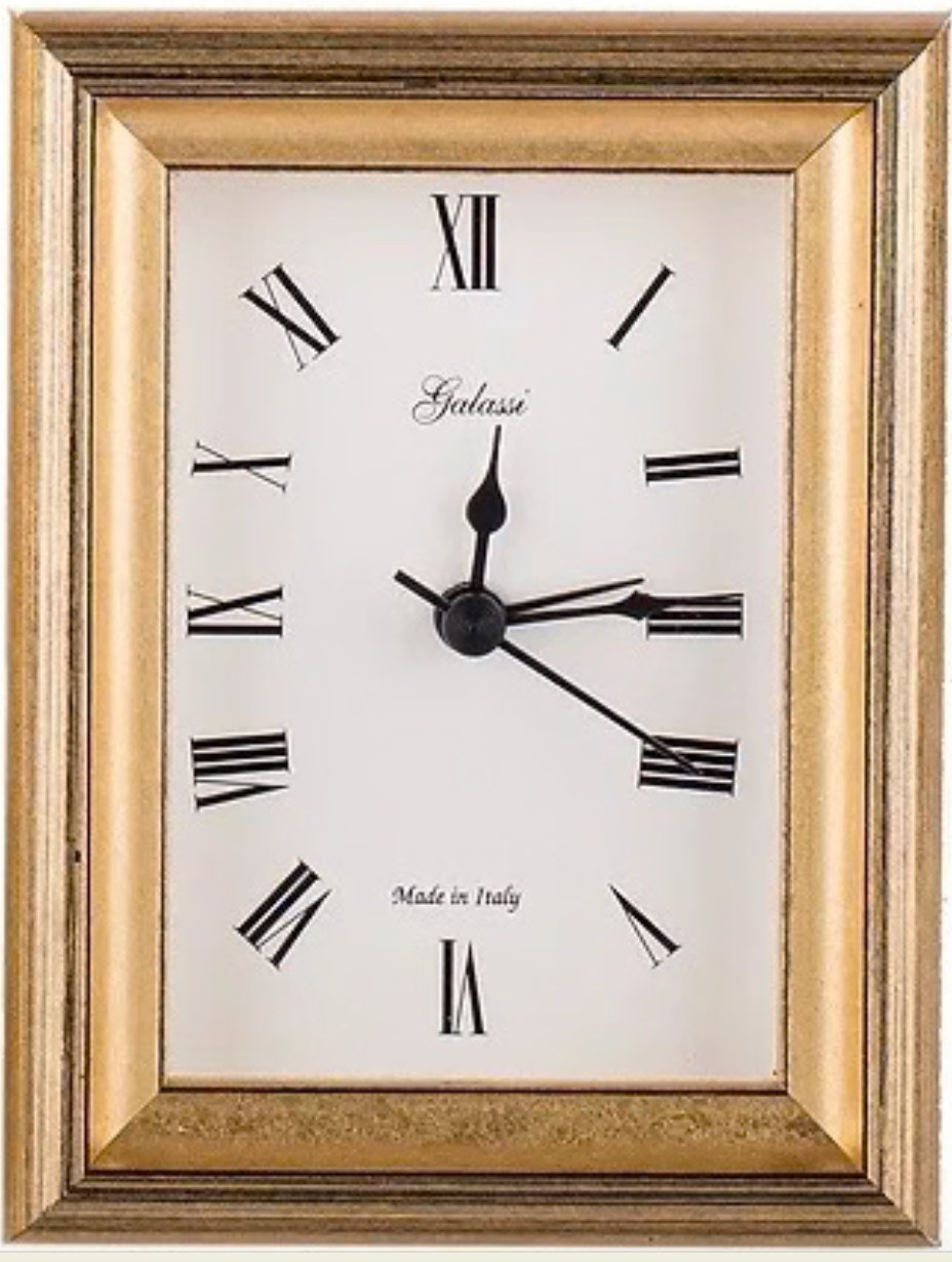Gold Vienna 3x4 Clock